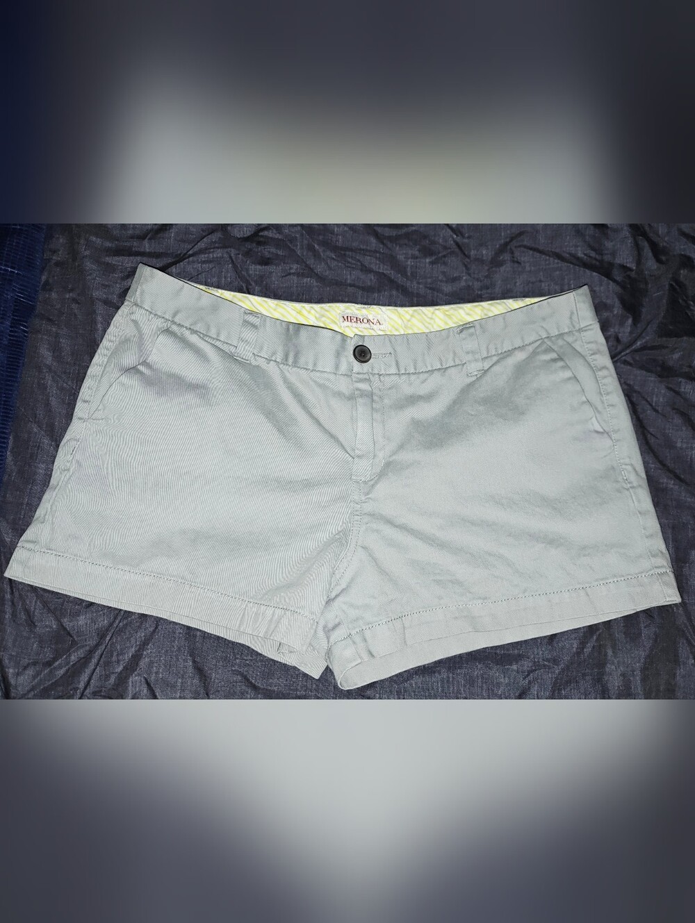 Merona Light Gray Women's Chino Shorts
